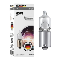 Автолампа галогенная мины Wolfram 12v H5W 5W 25121