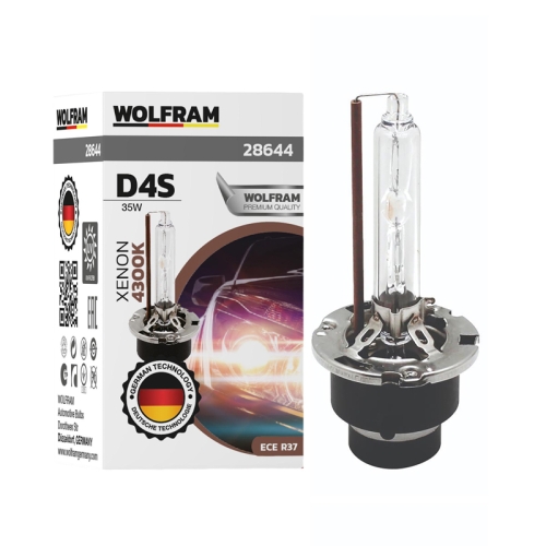 Автолампа ксеноновая Wolfram D4S 4300k 35W Ultra Violet 28644