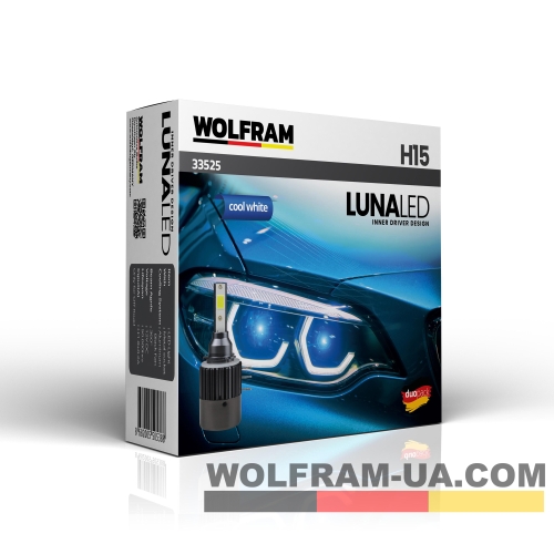 LED Автолампы Wolfram 12v H15 22W Luna LED 33525 (2шт)