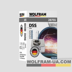 Автолампа ксеноновая Wolfram D5S 6000k 25W Ultra Violet 28755