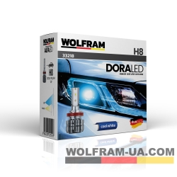 LED Автолампи Wolfram 12v H8 19W Dora LED 2шт (33218)