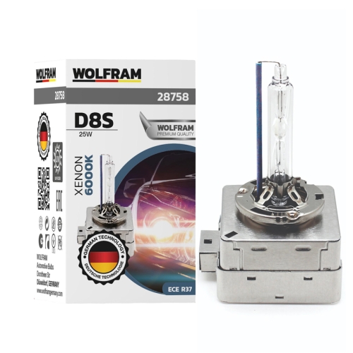 Автолампа ксенонова Wolfram D8S 6000k 25W Ultra Violet (28758)