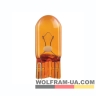 Автолампа накаливания Wolfram 12v T10 WY5W 26307 Yellow