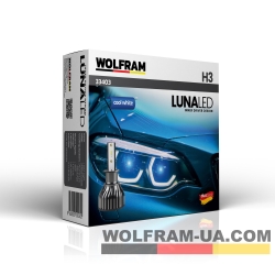LED Автолампы Wolfram 12v H3 22W Luna LED 33403 (2шт)