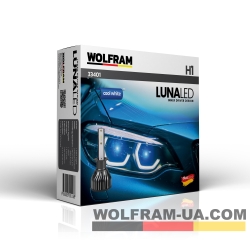 LED Автолампы Wolfram 12v H1 22W Luna LED 33401 (2шт)