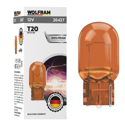 Автолампа накаливания Wolfram 12v T15 WY21W 26427