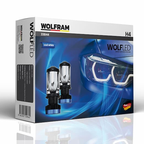 LED Автолампи Wolfram 12v H4 40W Wolf LED 2шт (33844)
