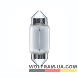 Автолампа розжарювання Wolfram 12v C5W 10W (26512)