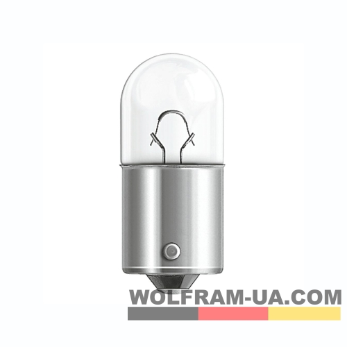Автолампа розжарювання Wolfram 12v R10W 10W (27870)