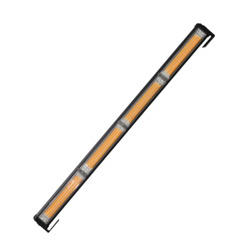 LED Балка Стробоскоп Мигалка Wolfram 40W Cob 610x55x45mm Жовте Світло (31361)