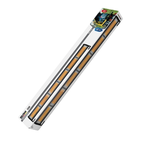 LED Балка Стробоскоп Мигалка Wolfram 60W Cob 910x55x45mm Жовте Світло (31391)