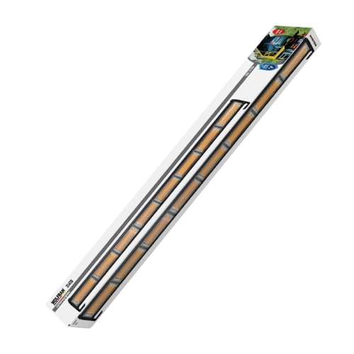 LED Балка Стробоскоп Мигалка Wolfram 80W Cob 1185x55x45mm Жовте Світло (31418)