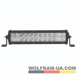 LED Балка + Денні ходові вогні Wolfram 72W 7-режимів 32см Білий+Жовте Світло (31632)