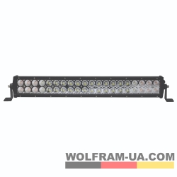 LED Балка + Денні ходові вогні Wolfram 72W 7-режимів 58см Білий+Жовте Світло (31633)