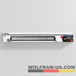 LED Балка + Денні ходові вогні Wolfram 180W 7-режимів 81см Білий+Жовте Світло (31634)