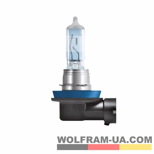 Автолампа галогенна Wolfram 12v H11 55W Night Vision +150% 2шт (29311NV)