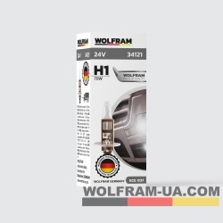 Автолампа галогенная Wolfram 24v H1 70W 34121
