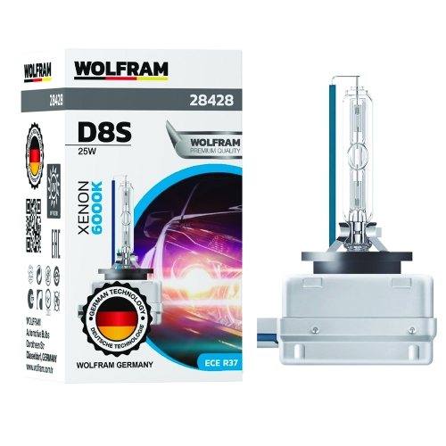 Автолампа ксенонова Wolfram D8S 35W White Light (28428)