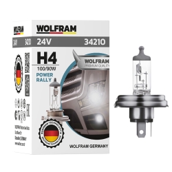 Автолампа галогенная Wolfram 24v H4 100/90W P45 Power Rally 34210