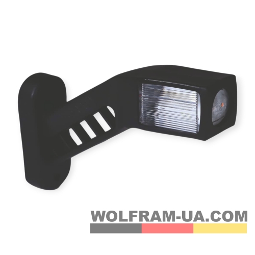 LED Фонарь габаритный (рожки) Wolfram 12-30v 6W E Certified Правый (40303)
