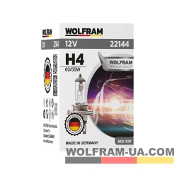 Автолампа галогенная Wolfram 12v H4 60/55W 22144