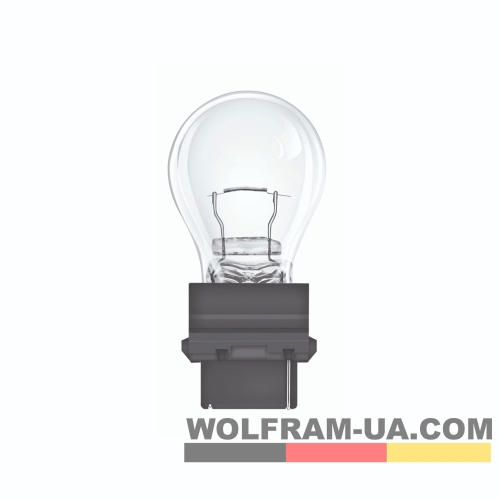 Автолампа накаливания Wolfram 12v P27W 27W 23156