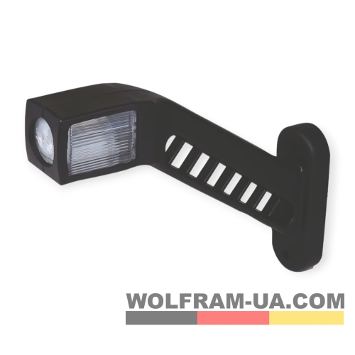 LED Ліхтар габаритний (рожки) Wolfram 12-30v 6W E Certified Лівий (40304)