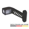 LED Ліхтар габаритний (рожки) Wolfram 12-30v 6W E Certified Лівий (40304)
