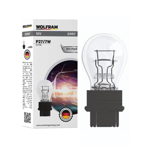 Автолампа накаливания Wolfram 12v P27/7W 27/7W 23157