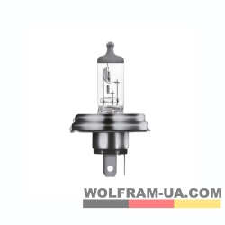 Автолампа галогенная Wolfram 12v H4 100/90W P45 Power Rally 22159