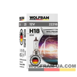 Автолампа галогенная Wolfram 12v H18 65W 22218
