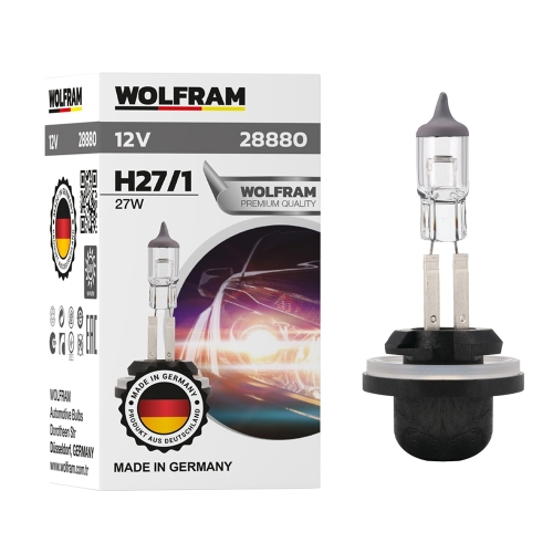 Автолампа галогенная Wolfram 12v H27/1 27W 28880