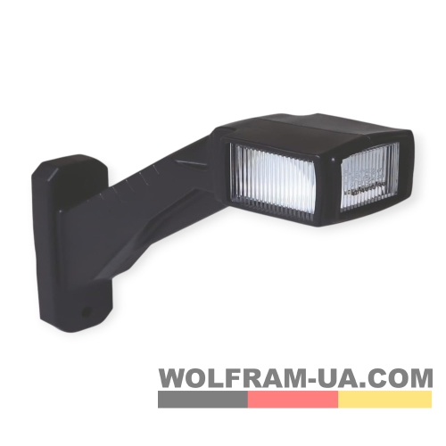 LED Фонарь габаритный (рожки) Wolfram 12-30v 6W E Certified Правый (40315)