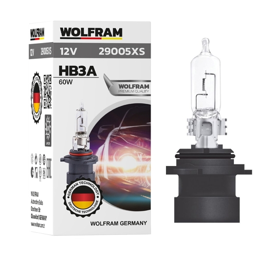 Автолампа галогенная Wolfram 12v HB3A 9005XS 60W 29005XS
