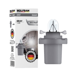 Автолампа індикаторна Wolfram 24v MF 1.2W (34441)