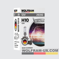 Автолампа галогенная Wolfram 12v H10 42W 29310