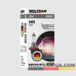 Автолампа галогенная Wolfram 12v H11 55W 29311