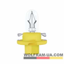 Автолампа індикаторна Wolfram 12v MFX6 1.2W (30107)