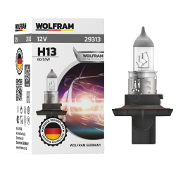 Автолампа галогенная Wolfram 12v H13 60/55W 29313