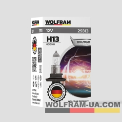 Автолампа галогенная Wolfram 12v H13 60/55W 29313