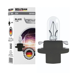Автолампа індикаторна Wolfram 12v MFX6 1.2W (30105)