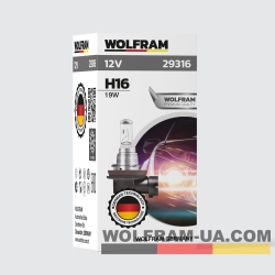 Автолампа галогенная Wolfram 12v H16 19W 29316
