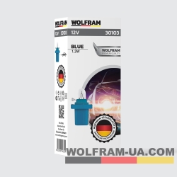 Автолампа індикаторна Wolfram 12v MFX 1.2W (30103)