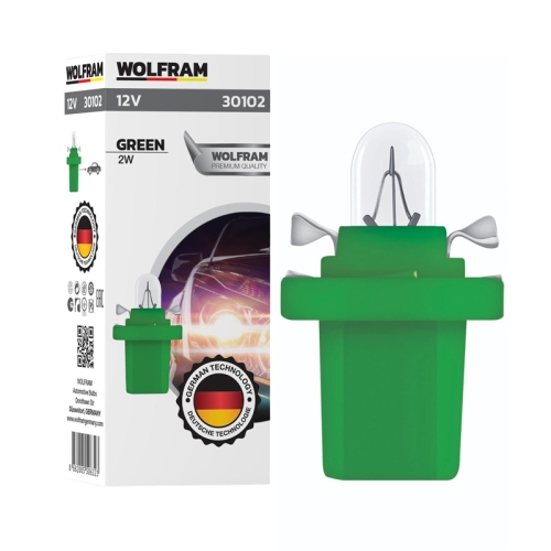 Автолампа індикаторна Wolfram 12v MF 2W (30102)