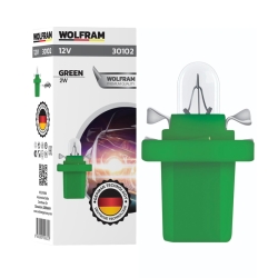 Автолампа індикаторна Wolfram 12v MF 2W (30102)