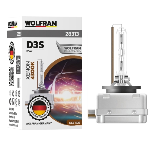 Автолампа ксеноновая Wolfram D3S 35W 28313
