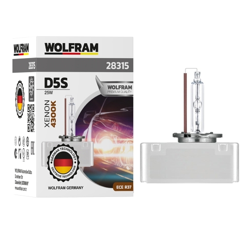 Автолампа ксеноновая Wolfram D5S 25W 28315
