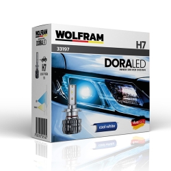 LED Автолампи Wolfram 12v H7 19W Dora LED 2шт (33197)
