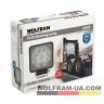 LED фара рабочая Wolfram 12-30v 27+6W E9 Certified Белый+Красный (31903)