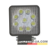 LED фара рабочая Wolfram 12-30v 27+6W E9 Certified Белый+Красный (31903)